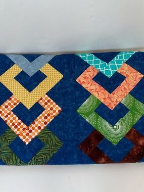 Handmade quilt Boho Patchwork geometric design cottage core dream
Wall Art